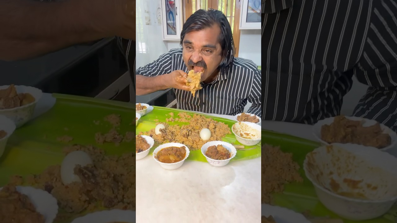Bhai Style Cup Mutton & Biryani Eating Challenge🔥@saapatturaman #foodeatingchallengetamil #foodie