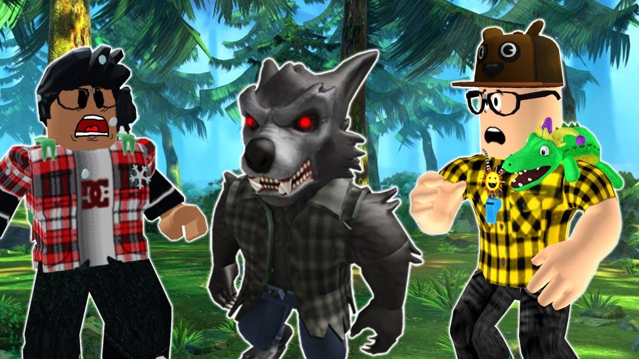 ROBLOX: VELHOTE E NOVOTE ENTRARAM NA FLORESTA ASSUSTADORA DO LOBO SELVAGEM! (Riding Hood)
