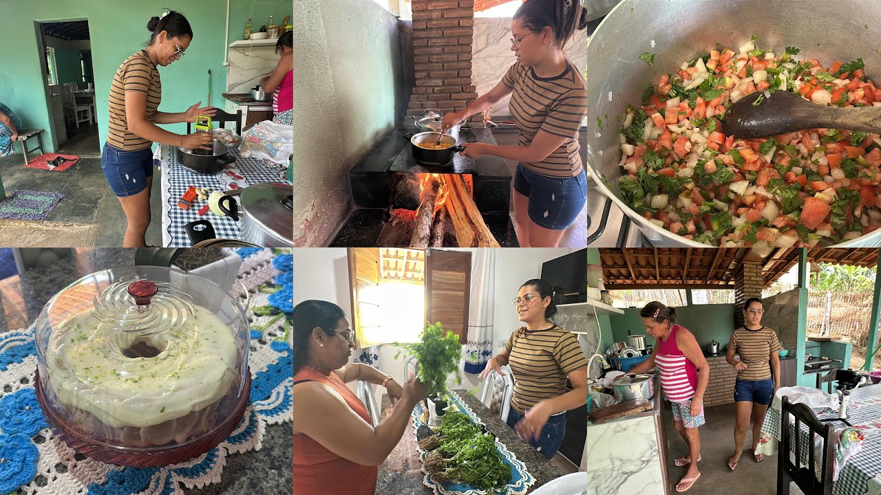 PREPARAMOS TODO O CARDÁPIO DO ALMOÇO PARA NOSSAS VISITAS🤩VEM VER A RESENHA E EMOÇÃO NA CHEGADA🫣❤️🙌🏽