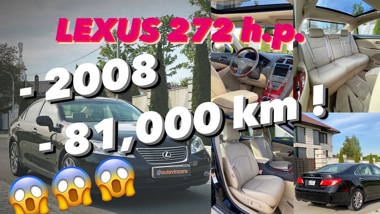 Обзор Lexus ES 350 V6 272 л.с. Машина стояла в гараже. Маленький пробег.