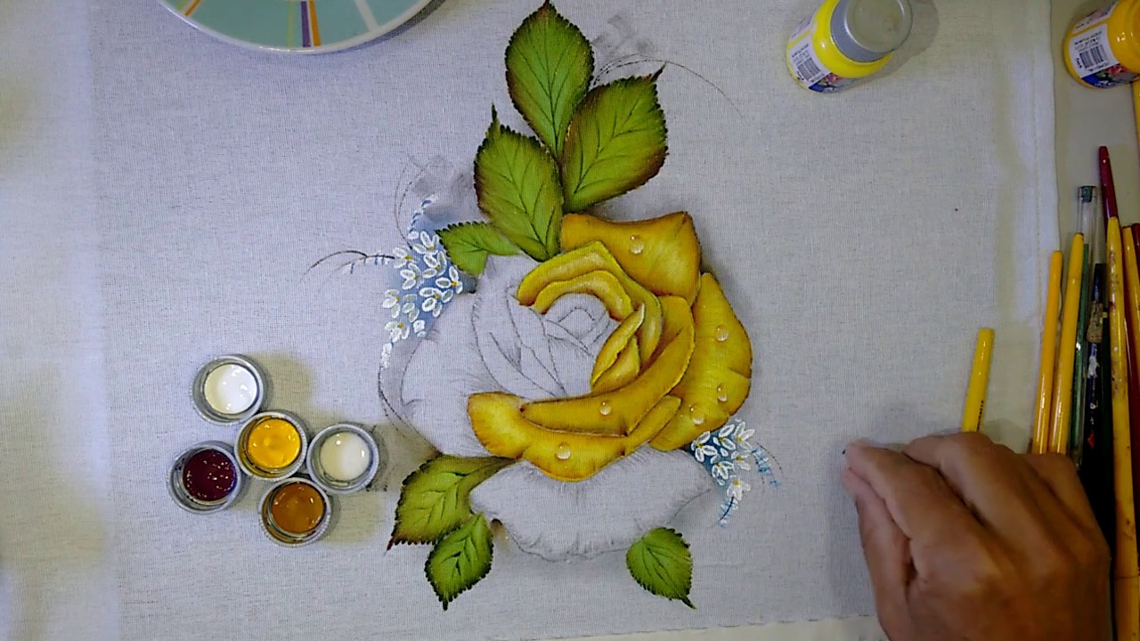 Roberto Ferreira - Aprenda a Pintar Rosa Acadêmica - Continuação