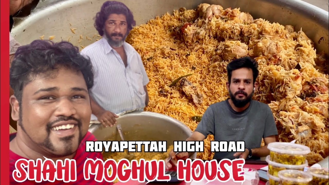 Regular Customer for 20 years | Tasty Home-made style Biriyani🐓🐐 | SHAHI MOGHUL HOUSE Royapettah😋