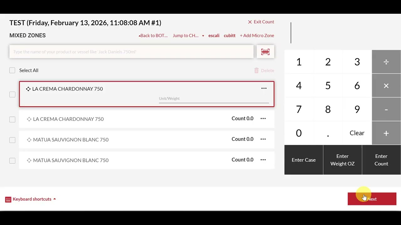 How to weigh and count your bar inventory items with the Bar i counting app