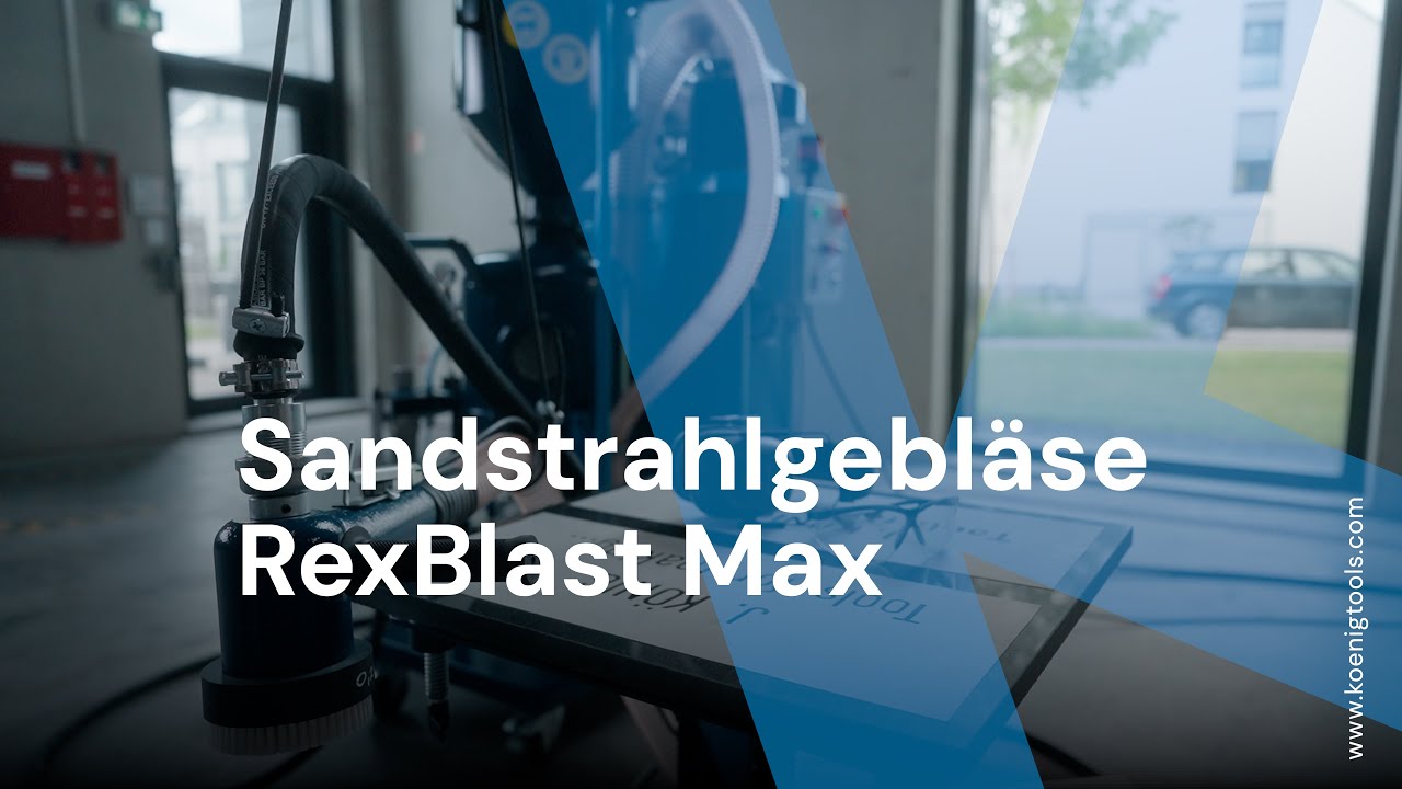 Sandstrahlgebläse RexBlast Max - Anwendungsvideo