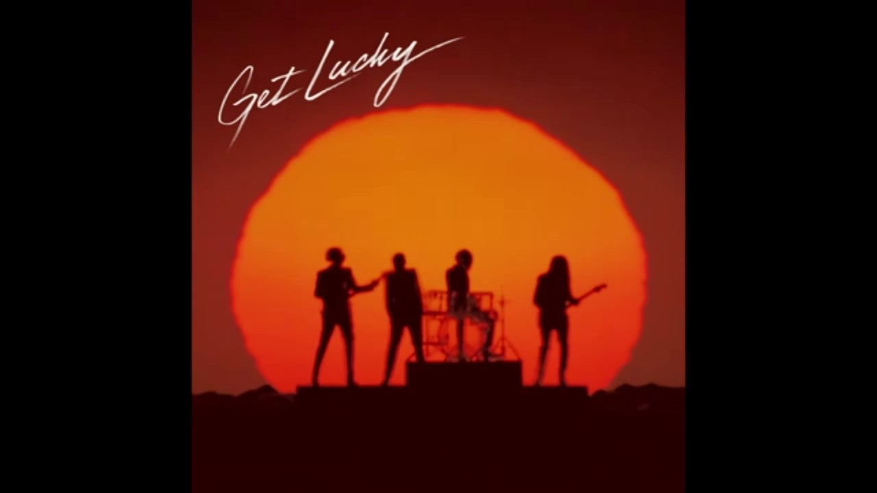Get Lucky but every time they say ''Up all night'' it gets faster