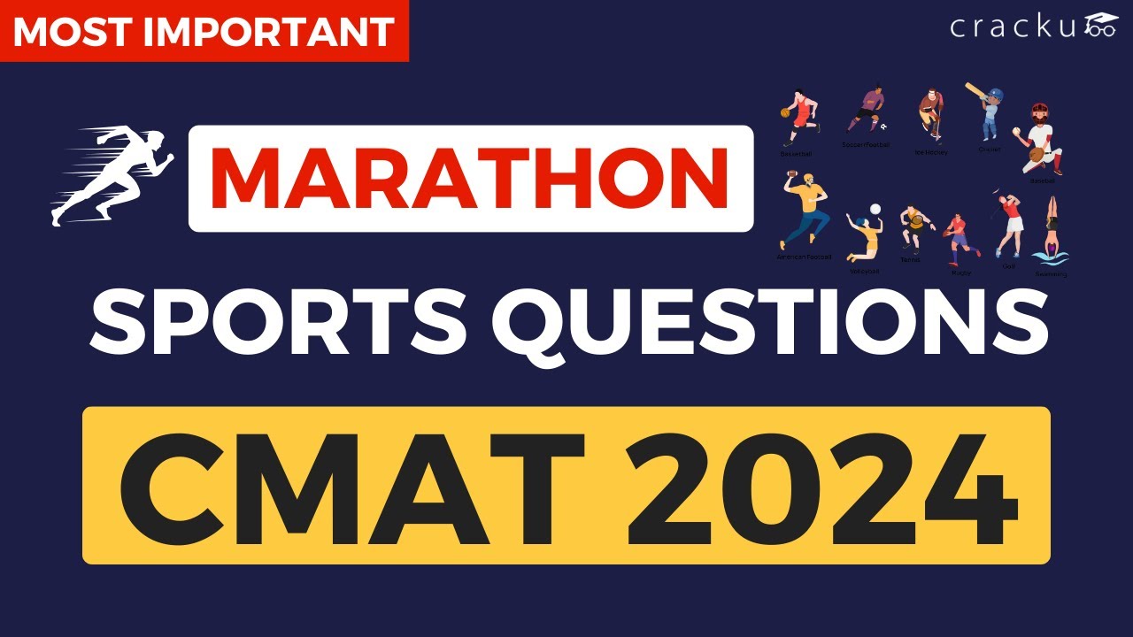 Most Expected Sports GK Questions for CMAT 2024 | Sports Current Affairs & Static GK