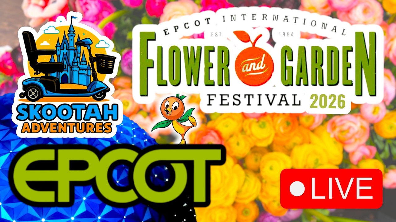 LIVE EPCOT Flower & Garden Festival: Unveiling Magic!