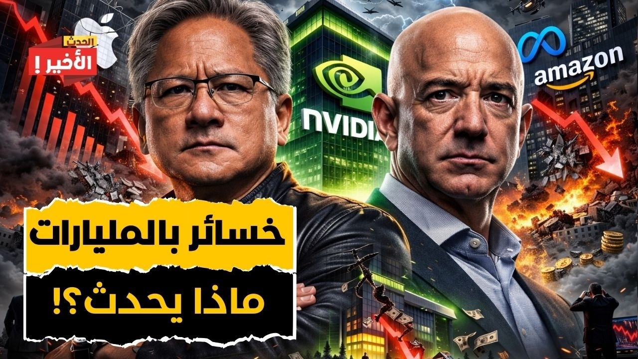 انهيار أسهم شركات التكنولوجيا والبرمجيات بقيمة تريليون دولار في 48 ساعة وسط ذعر الأسواق!