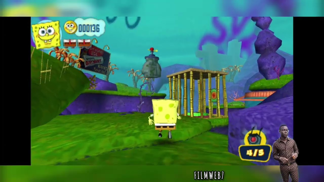 Spongebob haunting jellyfishes !
