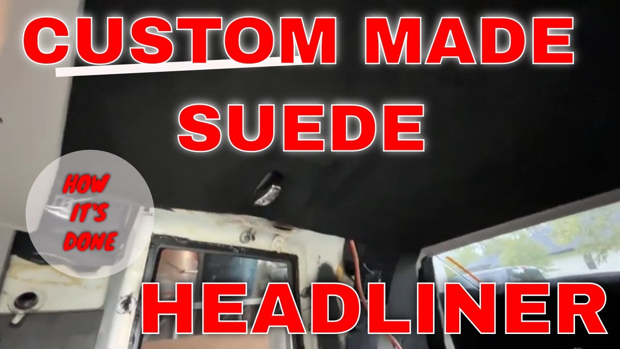 New custom made SUEDE headliner in my G-body GM
