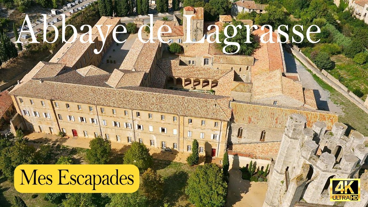 Découverte de l’abbaye de Lagrasse – joyau médiéval de l’Aude | MES ESCAPADES | 4K