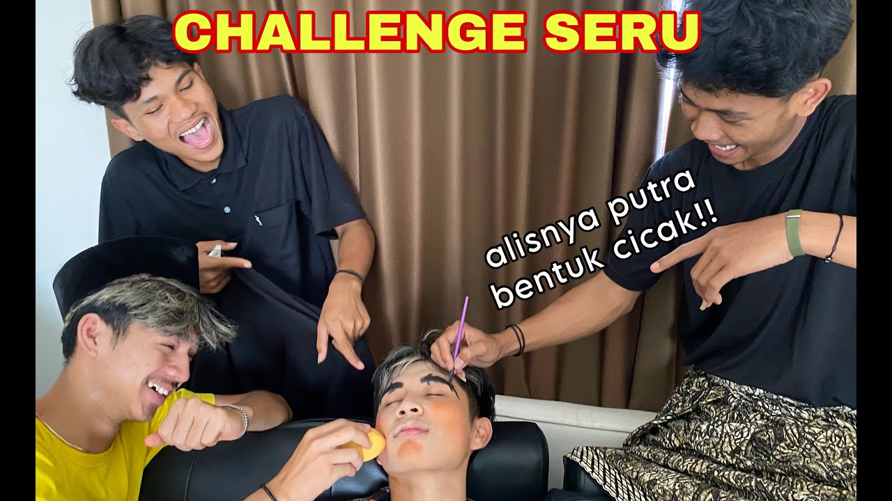 CHALLENGE, Anak srotop pakai kerudung.. AUTO NGAKAKK!!