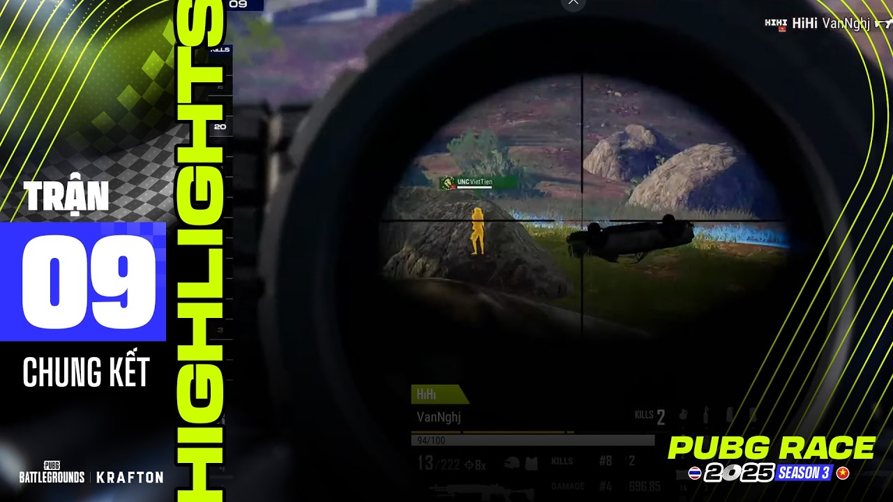 🏆[Highlight PUBG RACE S3] Trận 9: UNC tự tay chấm dứt BFE - Kỳ lân vàng bay cao với 20 Kills