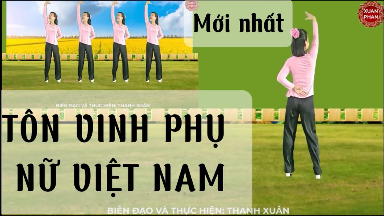 🌺TÔN VINH PHỤ NỮ VIỆT NAM🌺// HAI HƯỚNG ( BIÊN ĐẠO MỚI NHẤT - CĐ 20/10 - RẤT ĐẸP - DỄ TẬP)