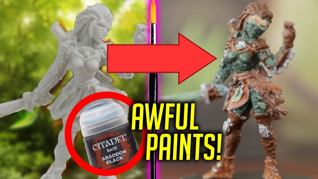 First Time Painting Gloomhaven Minis! (WARNING: AWFUL PAINTS)