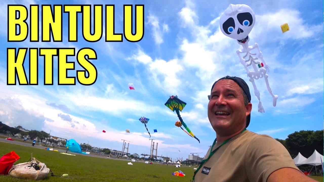 Let's go to the Kite Festival in Borneo 🇲🇾 Swiss Family In Bintulu, Sarawak