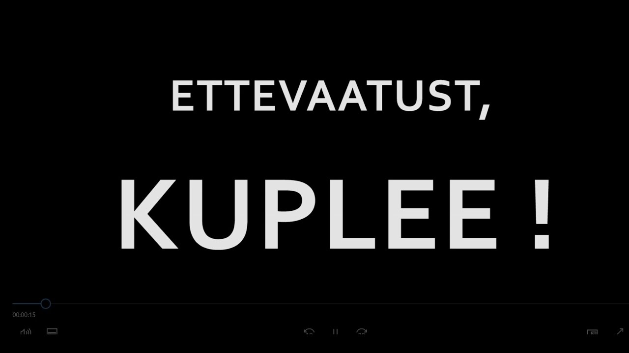Ettevaatust, kuplee!