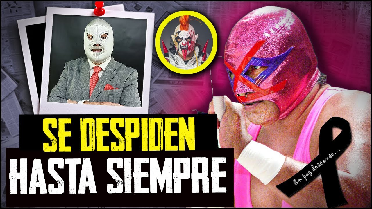 LUCHADORES se DESPIDEN del VILLANO V ( RAY MENDOZA JR, EN PAZ DESCANSE).