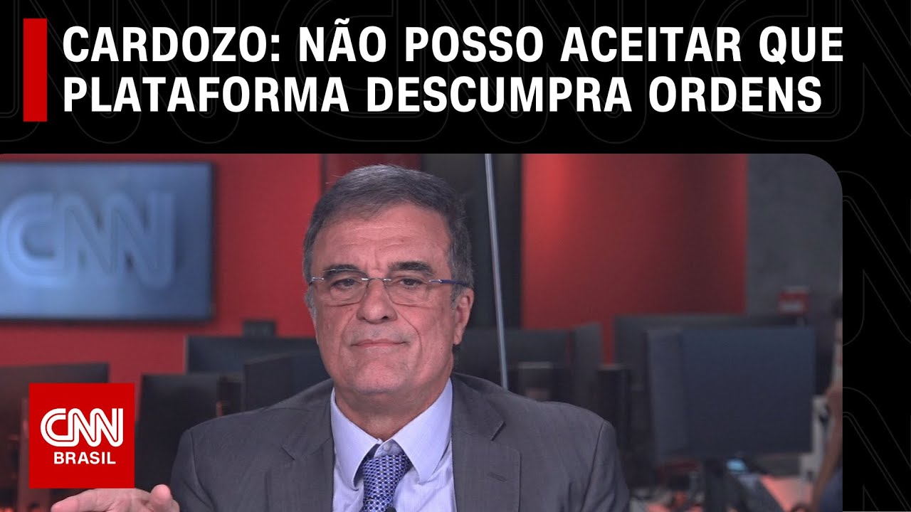 Cardozo: Não posso aceitar que uma plataforma descumpra ordens da Justiça | O GRANDE DEBATE