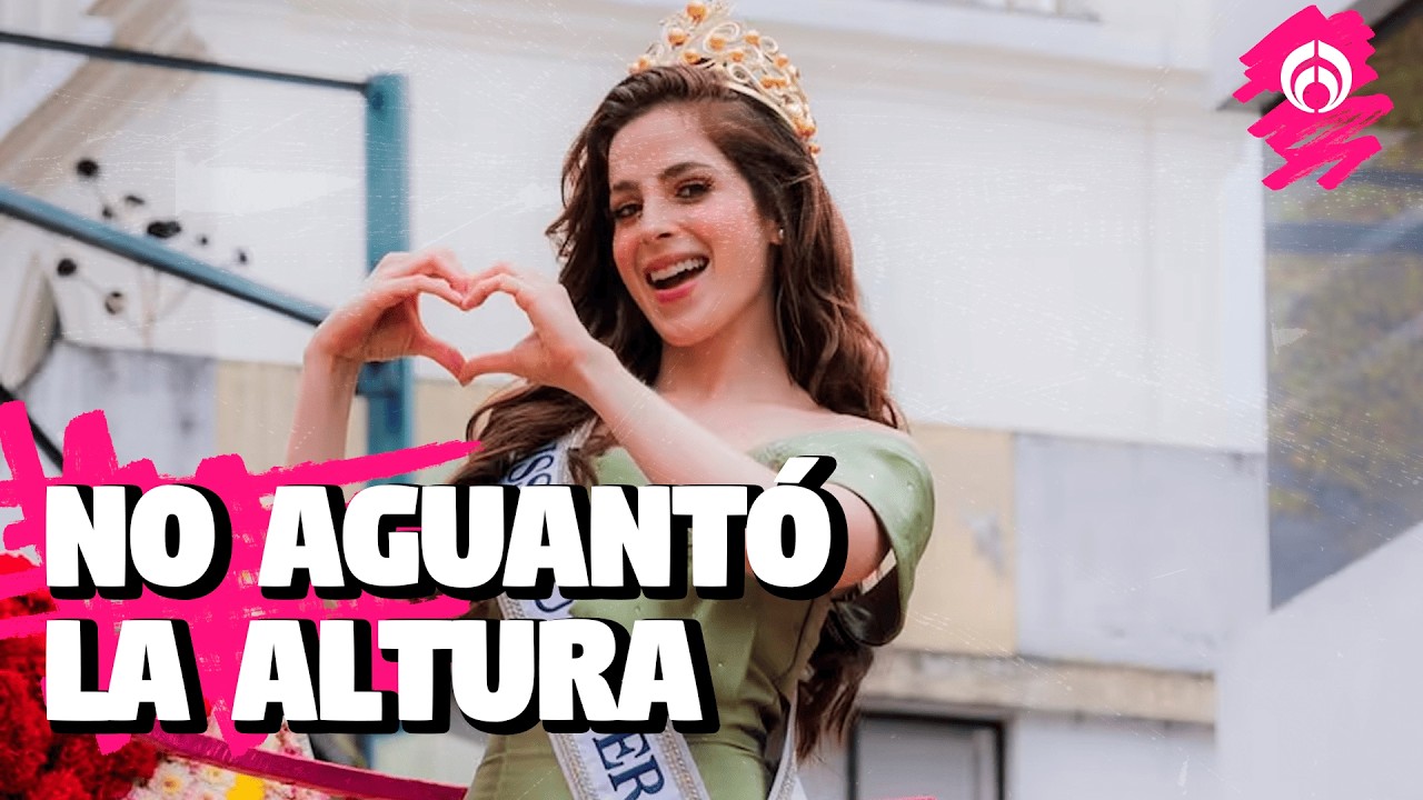 Fátima Bosh se desploma pleno desfile por la altura de Ecuador