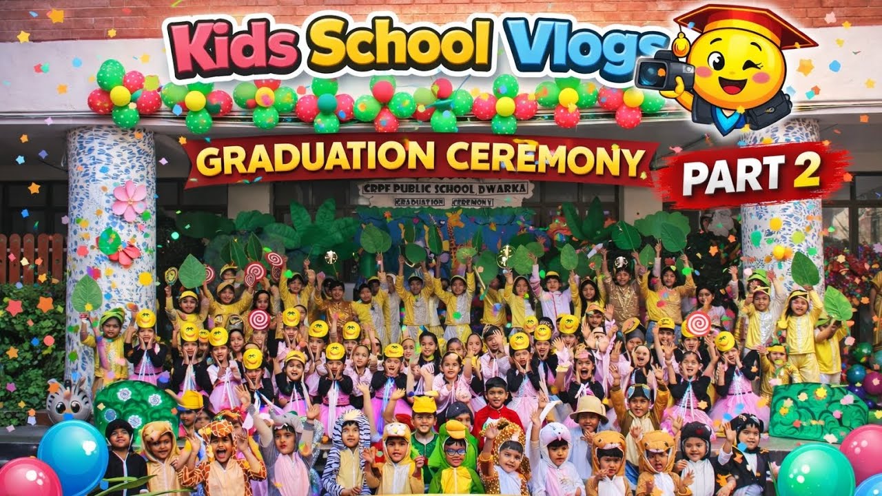 Graduation ceremony 🤣😙💖🥳🎉 #part-2 #like #subscribe #from cute arvika #school vlog 