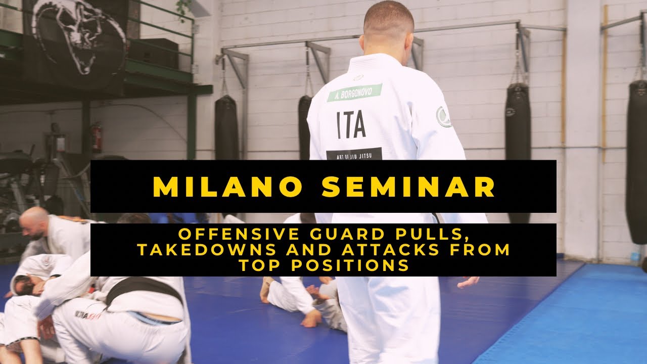 Offensive guard pulls, takedowns and attacks from top positions || Alessandro Borgonovo