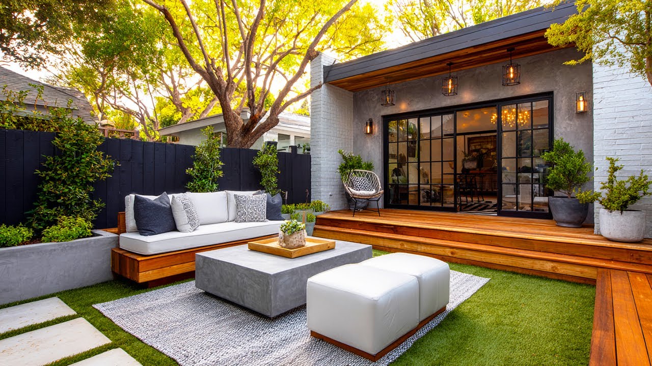 Modern Patio & Small Backyard Garden Ideas 2025 | Minimalist Outdoor Living Design Trends