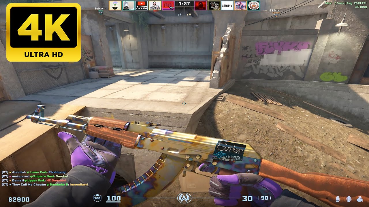 Counter Strike 2 -  Overpass - Full Gameplay