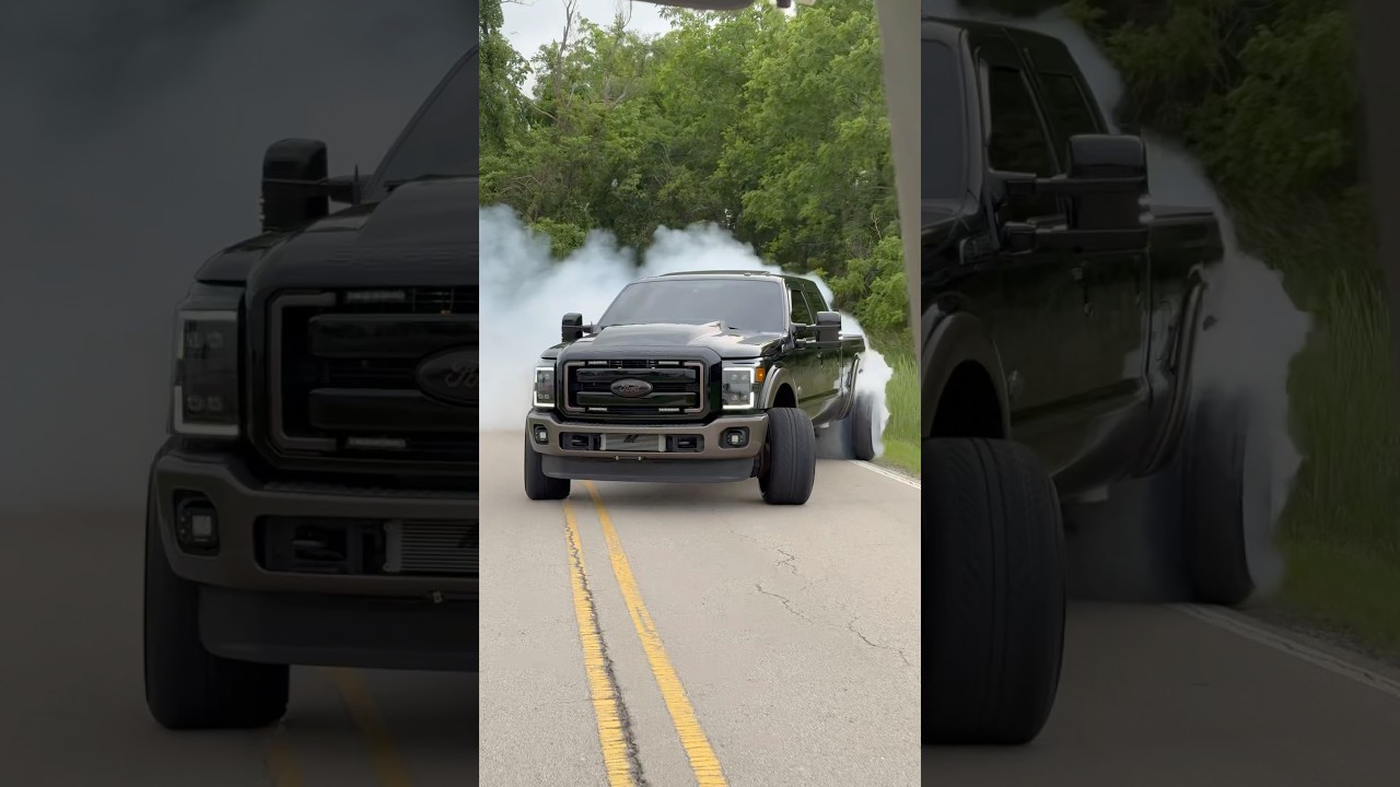 +1200hp F250 Drifting Corner ALMOST WRECKS!