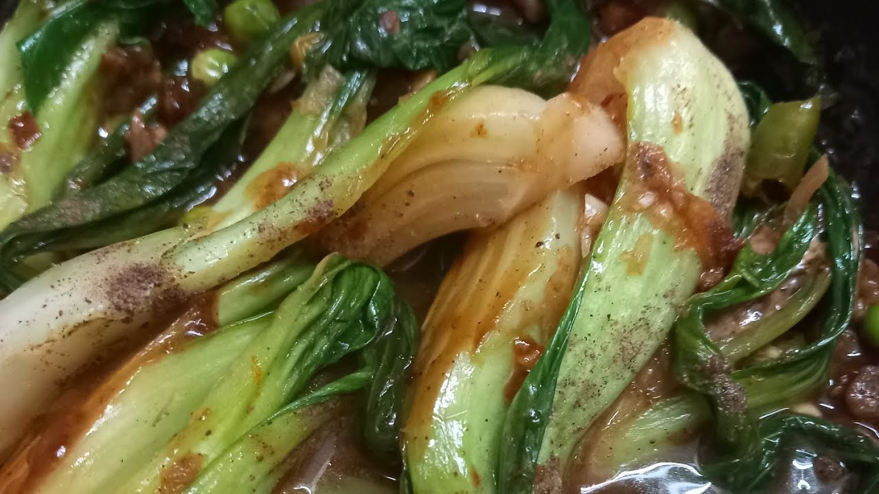 Spicy oniongarlic BokChoy recipe😋||Side dish@amarhenseldotcom9#garlicbokchoy#sidedish#bokchoyrecipe