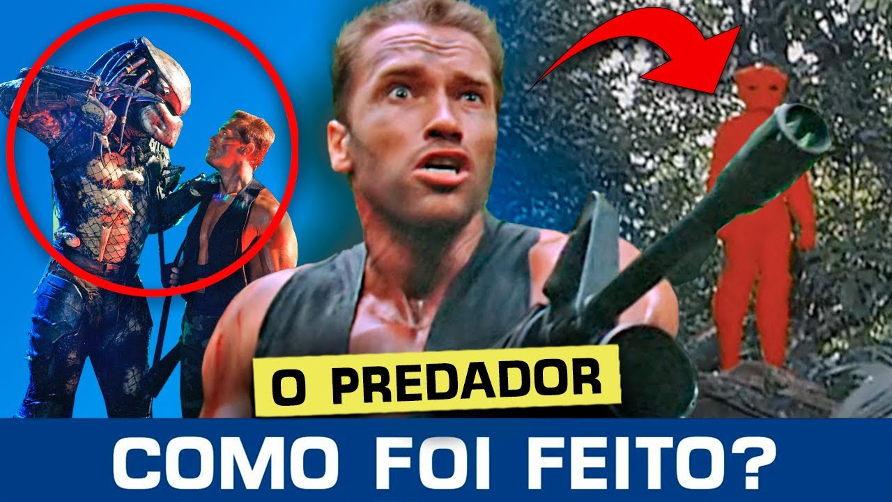 O SEGREDO dos EFEITOS de O PREDADOR (bastidores, como foi feito clássico com Arnold Schwarzenegger)