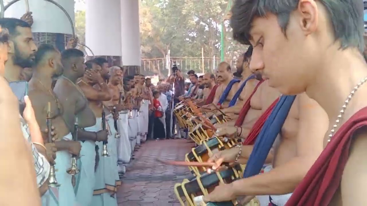 പള്ളാംത്താംകുളങ്ങര മേളo പെരുമനം കുട്ടൻ മാരർ പാഞ്ചാരിമേളം peru manam Kuttan marare