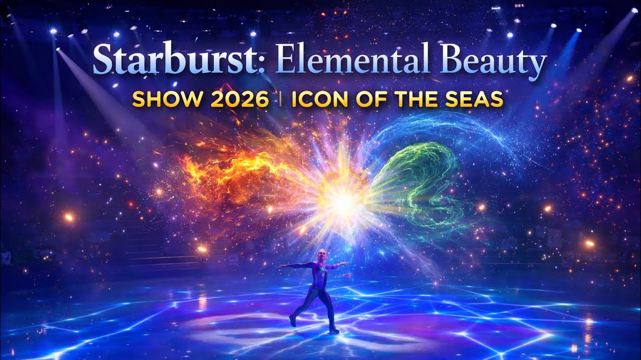 Starburst: Elemental Beauty | Icon of the Seas Ice Show 2026 | Royal Caribbean