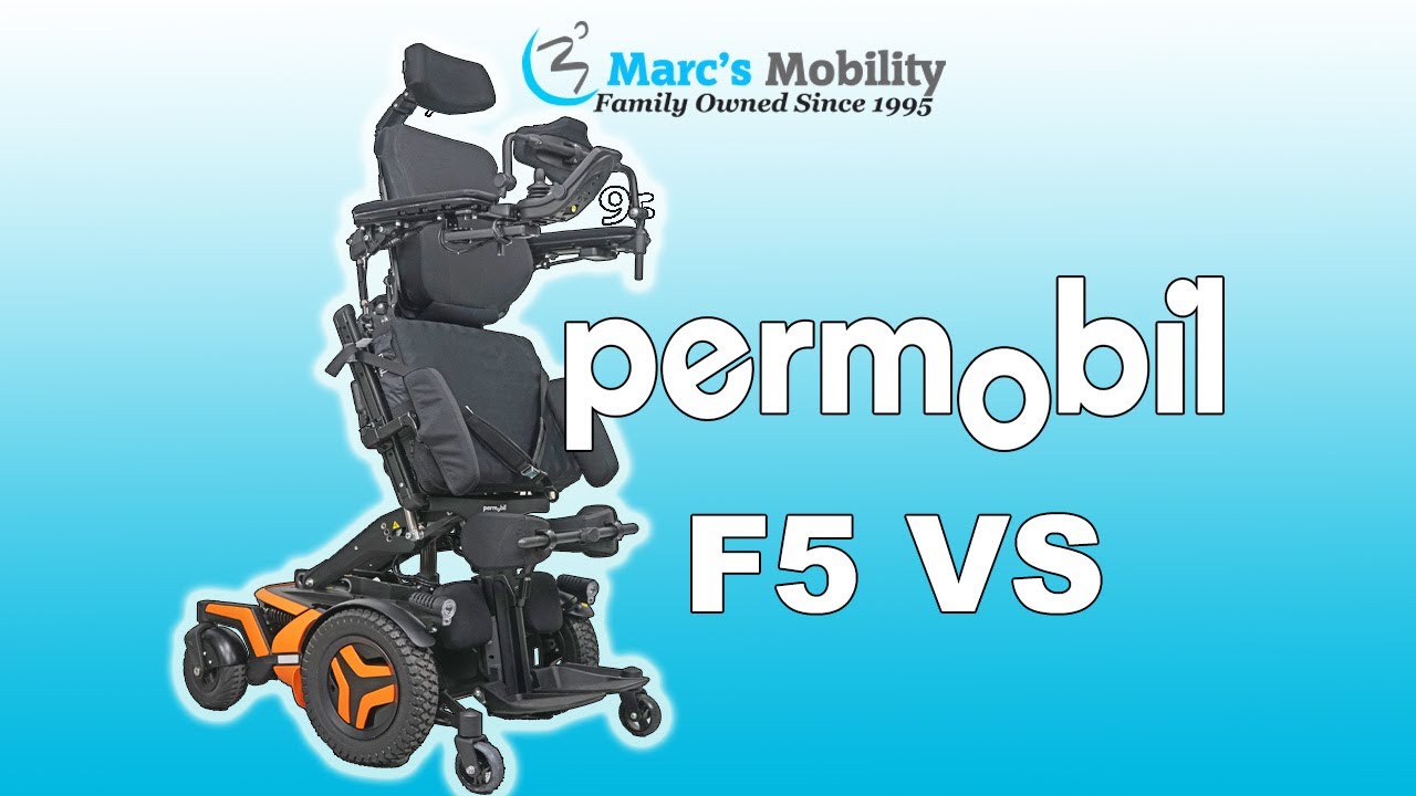 Permobil F5 Vertical Standing Powerchair with Lights - Review #6753