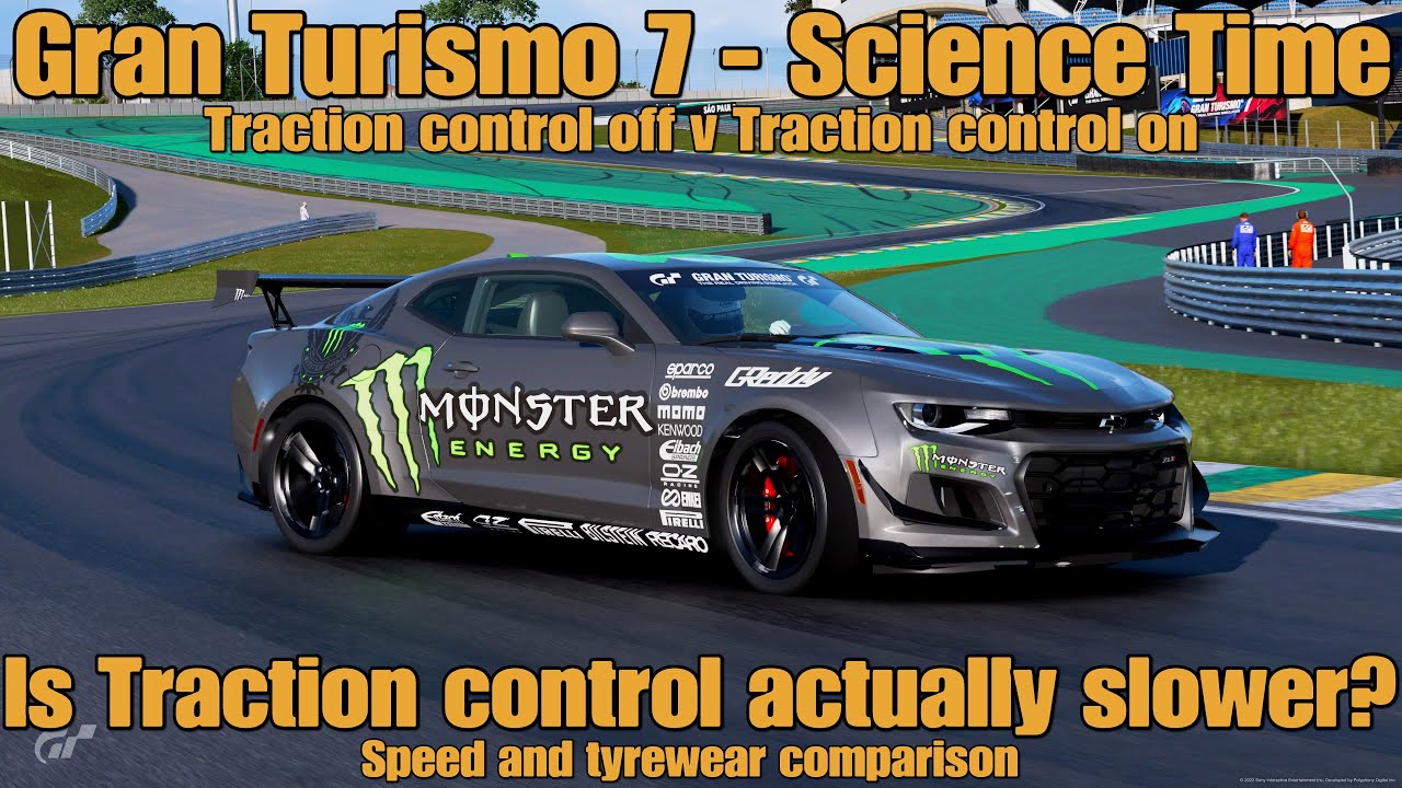 Gran Turismo 7....Is traction control really slower...Speed and tyre wear comparison