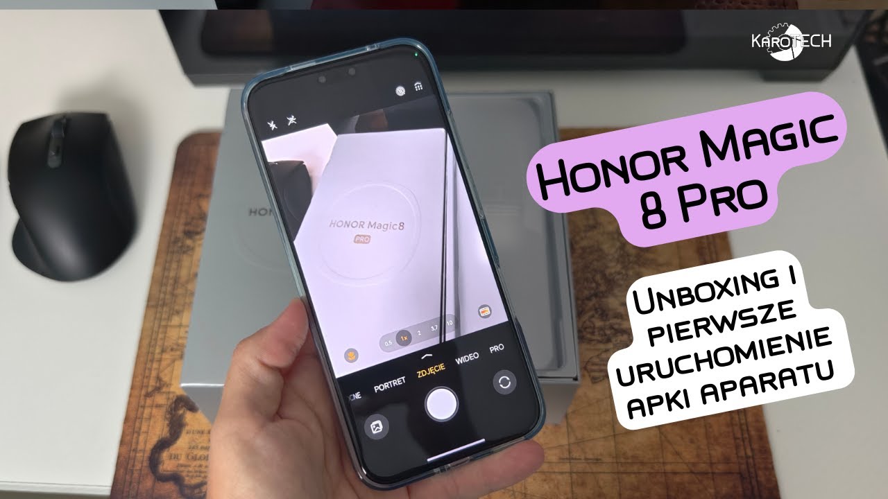 Honor Magic 8 Pro (wersja globalna na Azję) || Unboxing i pierwsze uruchomienie apki aparatu