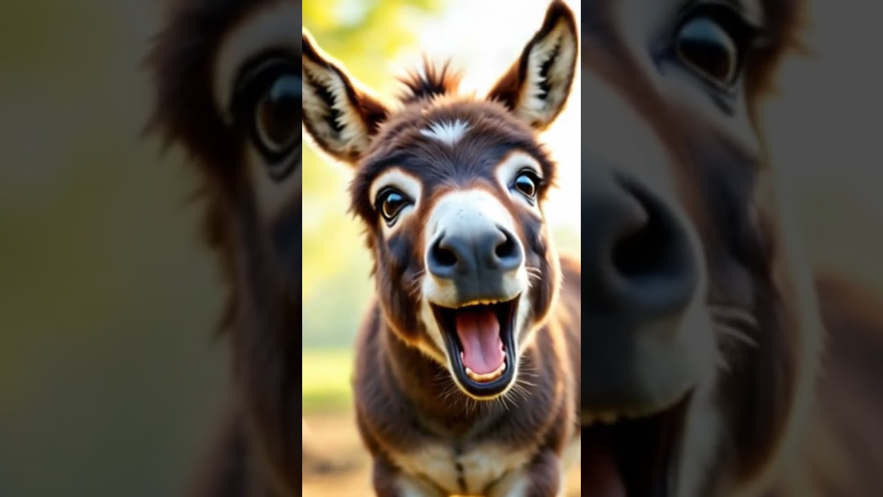 donkey Sound | Donkey cartoon #donkey #animals #funny #sound