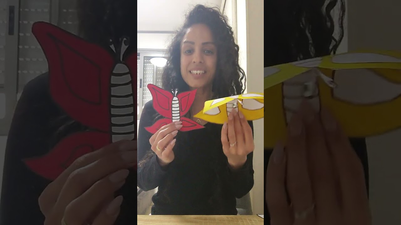 סיפור בהמחשה - שלושת הפרפרים- ❤️🦋