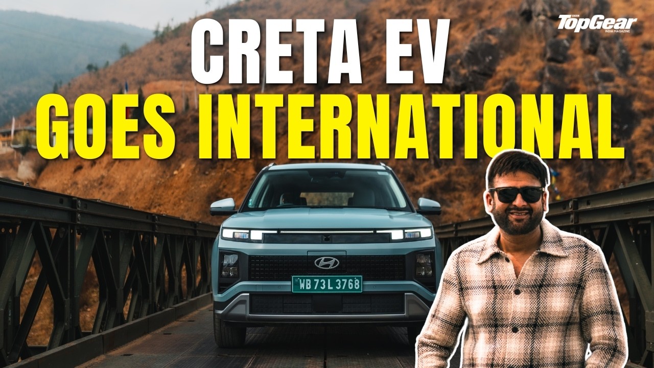 Поездка на электромобиле Hyundai Creta по самой высокогорной автомобильной дороге Бутана | Бесшум...