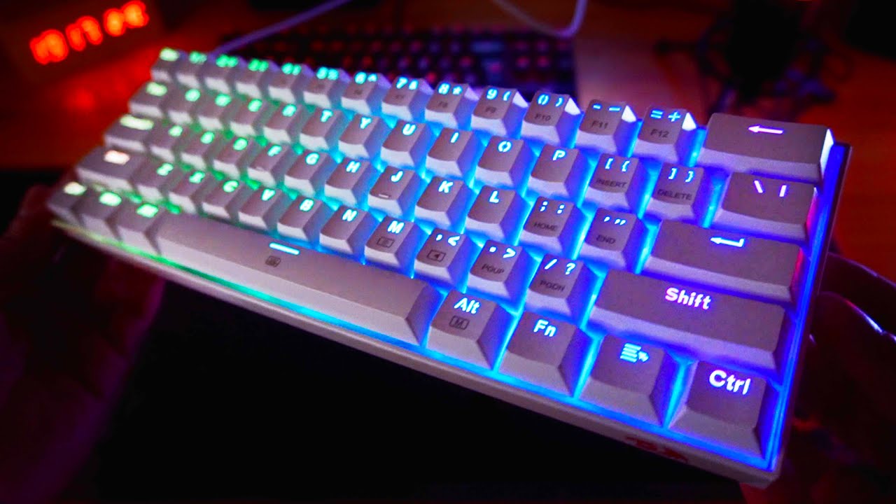 REDRAGON  DRAGONBORN TECLADO MECANICO 60 % WHITE K630W