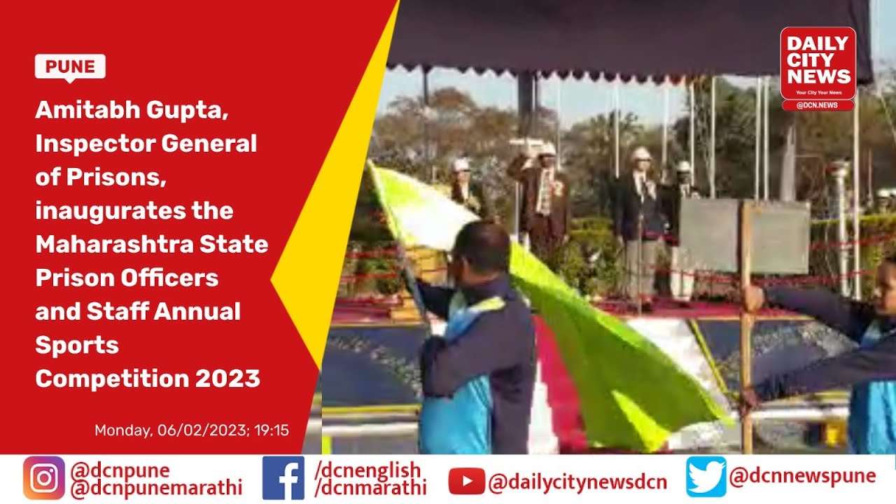 Amitabh Gupta, Inspector General of Prisons, inaugurates the Maharashtra State Prison Officers