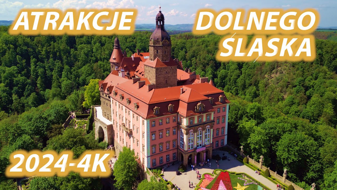 DOLNY ŚLĄSK  4K - KŁODZKO - NYSA - ZAMEK KSIĄŻ - WAŁBRZYCH - KUDOWA - ZDRÓJ 2024