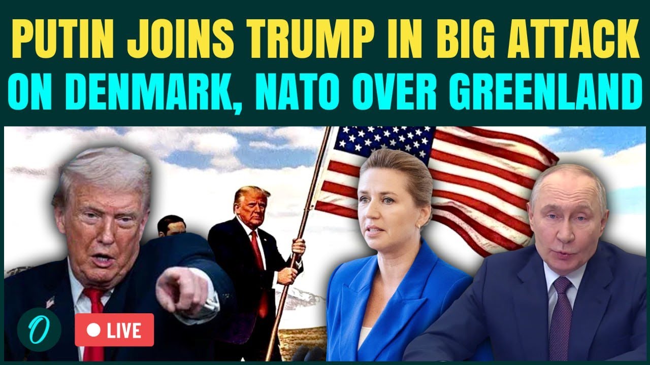 Putin LIVE | Putin GANGS UP With Trump Over Greenland| Putin EXPLODES At NATO, EU| US-Russia Vs NATO