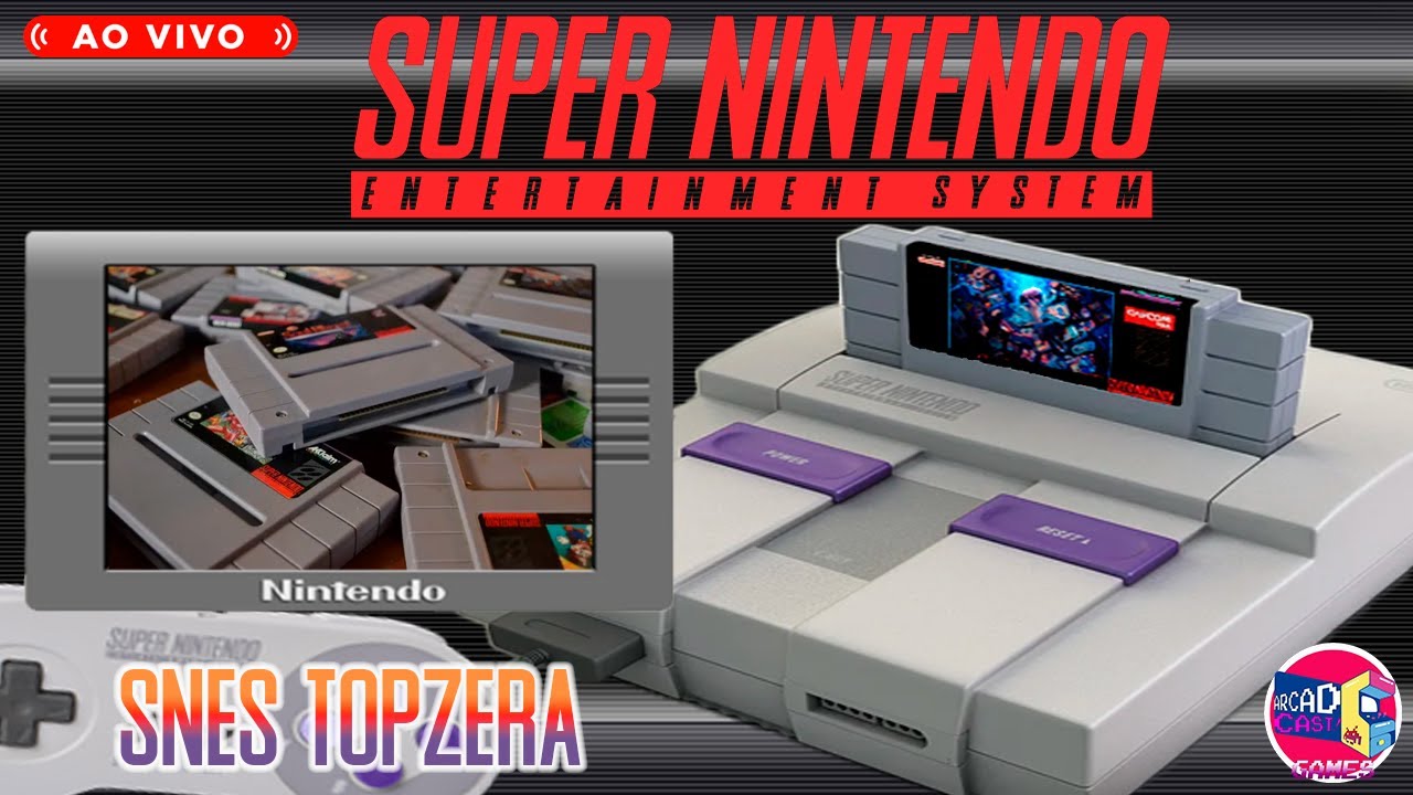 Super Nintendo Nostalgia – Gameplay e Diversão Retrô! #aovivo #snes #supernintendo #superfamicon