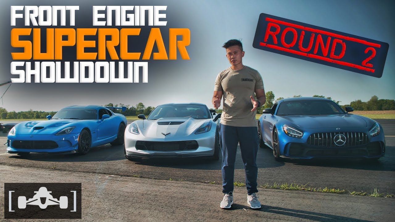Dodge Viper vs. Corvette C7 Z06 vs. Mercedes AMG GT-R | Front Engine Supercar Showdown [PART 2]