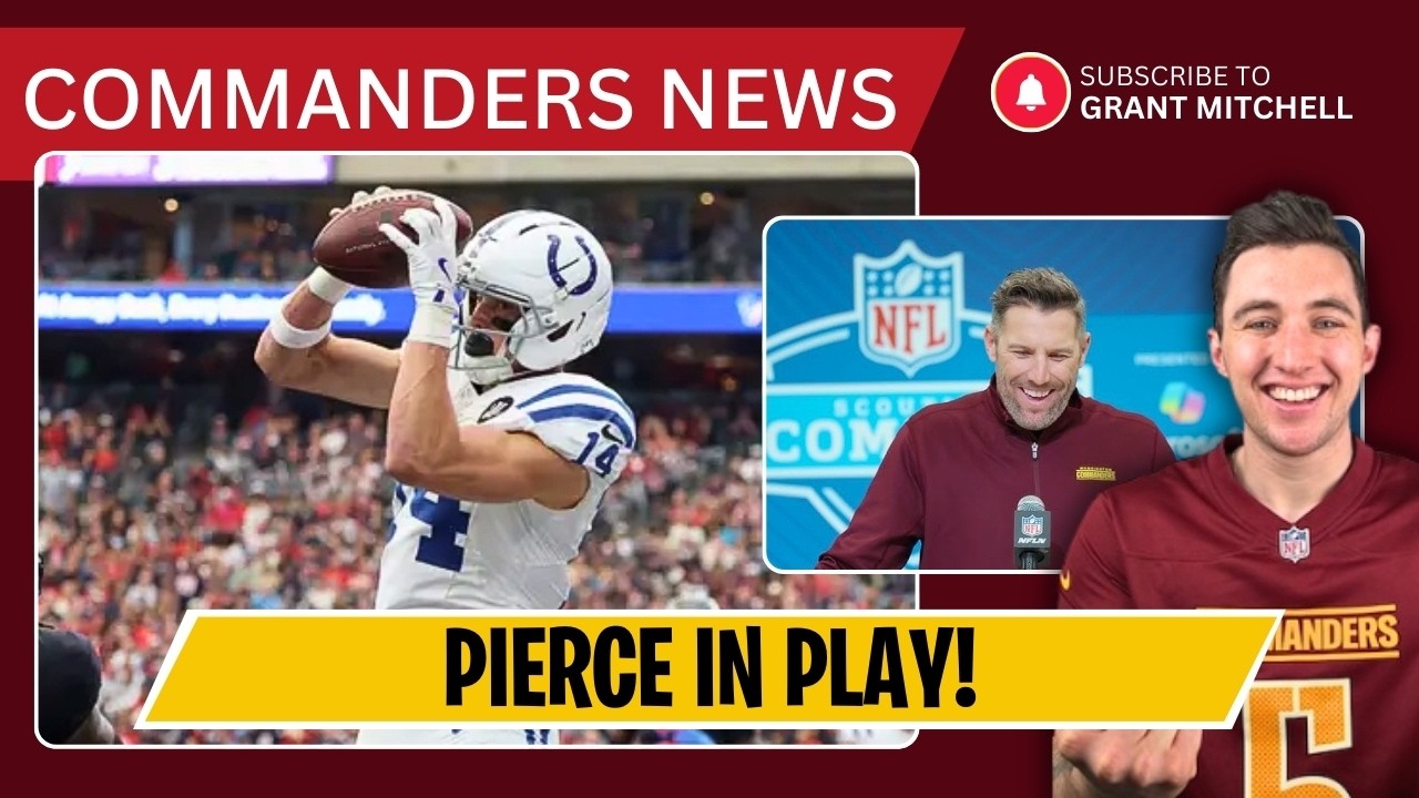 Commanders MASSIVE Boost in Alec Pierce Race! Colts TAG Daniel Jones, Pierce to Free Agency?