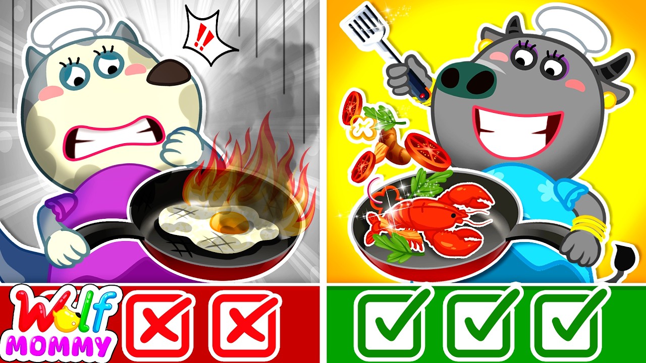 Кулинарный поединок: твоя мама против моей мамы! 🍳 Кто готовит лучше? | Мультфильм для детей 