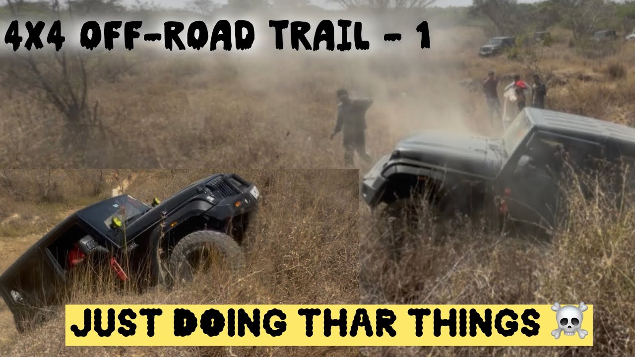Gang of Gangs - Thar 4X4 Off-road Trail Anekal #mahindra  #video #offroad #thar 