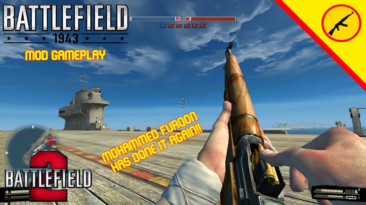 Battlefield 2: BF1943 Project Revival Mod gameplay