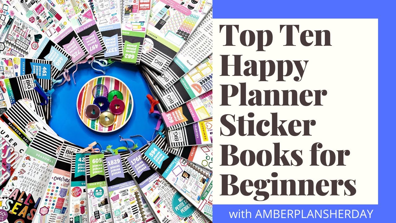 Top Ten Happy Planner Sticker Books for Beginners